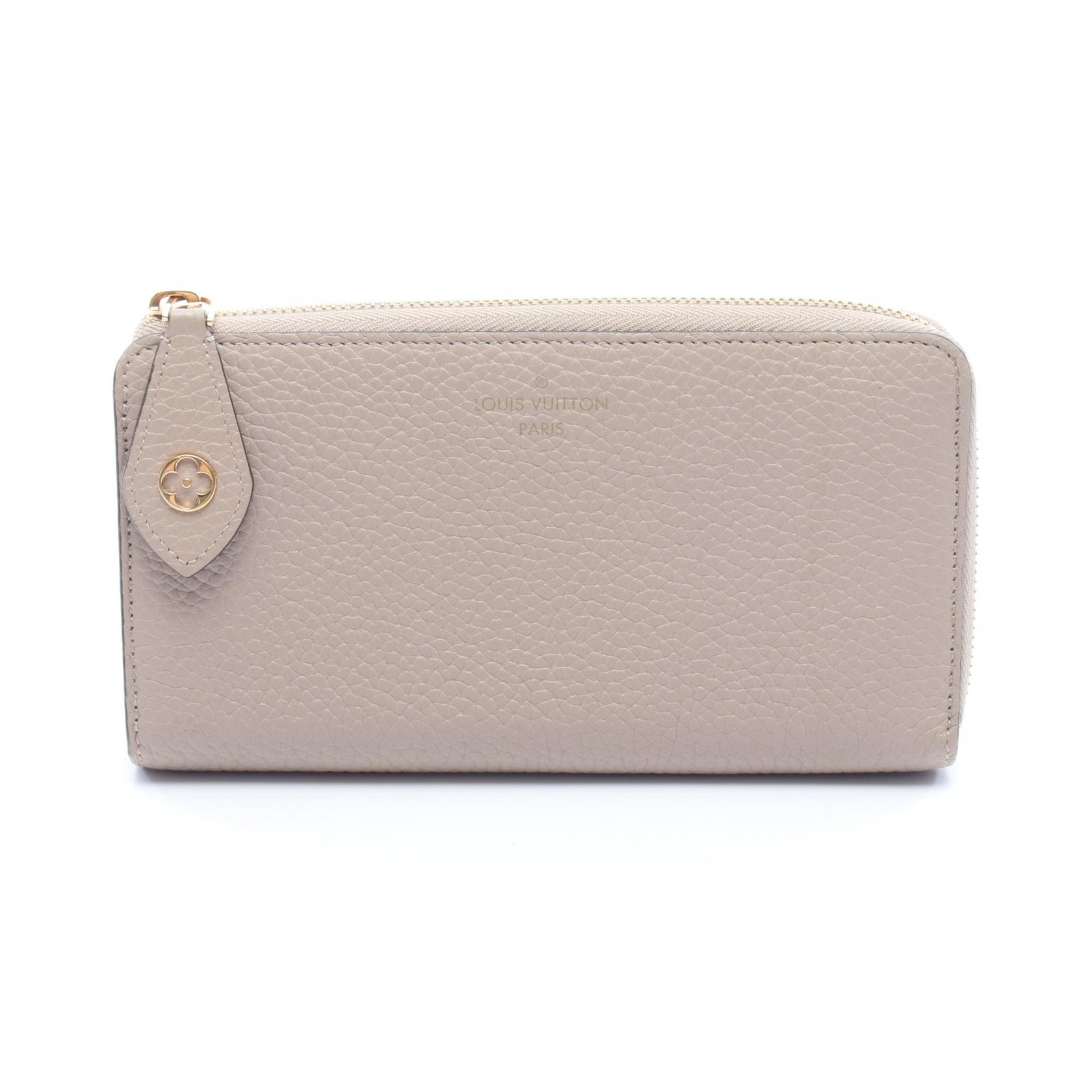 ルイ・ヴィトン LOUIS VUITTON ポルトフォイユ コメット L型ファスナー長財布 財布 レザー トリヨンレザー トリヨンレザー ガレ レディース ベージュ系 M63104 【中古】