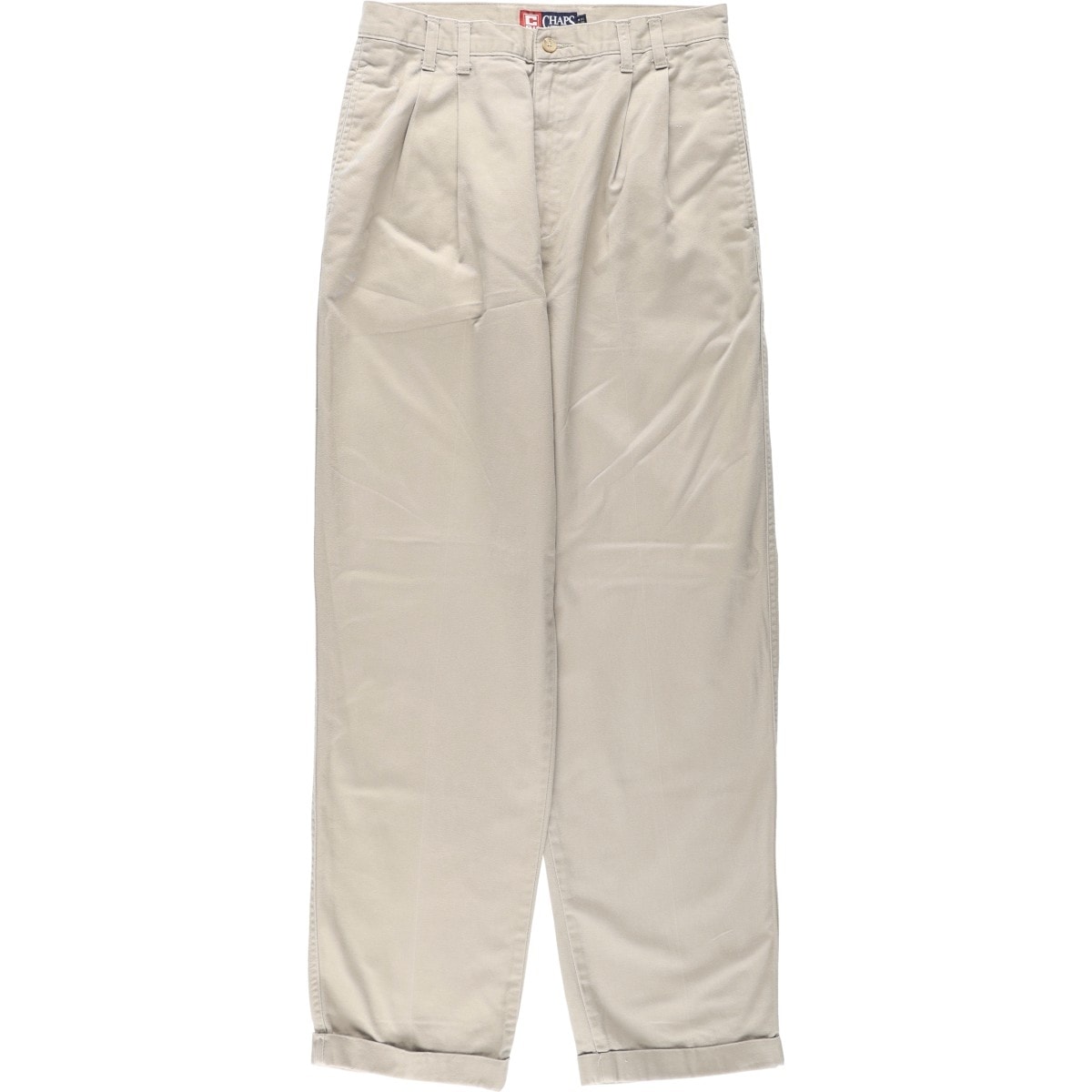 古着 ラルフローレン Ralph Lauren CHAPS チャップス ツータック チノパンツ メンズw30相当/eaa680711
