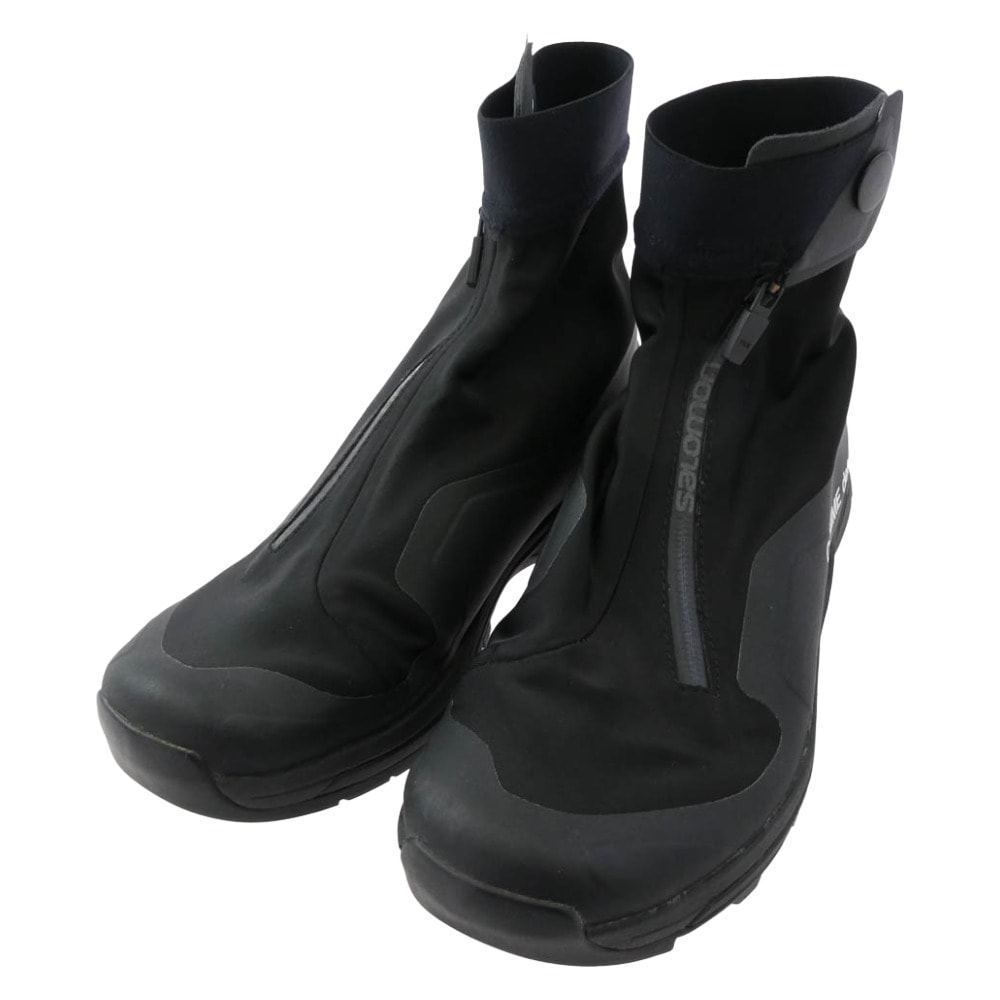 COMME des GARCONS コムデギャルソン スニーカー SL-CDG-XAA2-BK × Salomon XA-Alpine 2 Black サロモン XA アルパイン 2 ブラック ハイカット スニーカー ブラック系 23cm【中古】