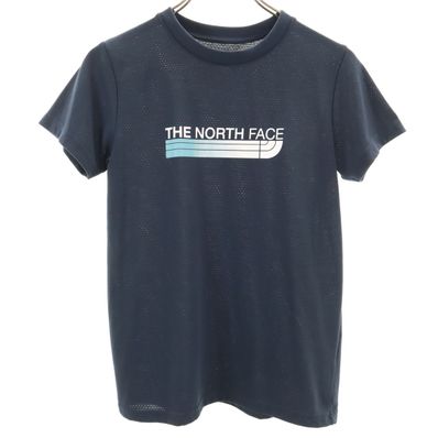 THE NORTH FACE ノースフェイス 半袖 ムーブアップメッシュ Tシャツ M ネイビー アウトドア NTW32371