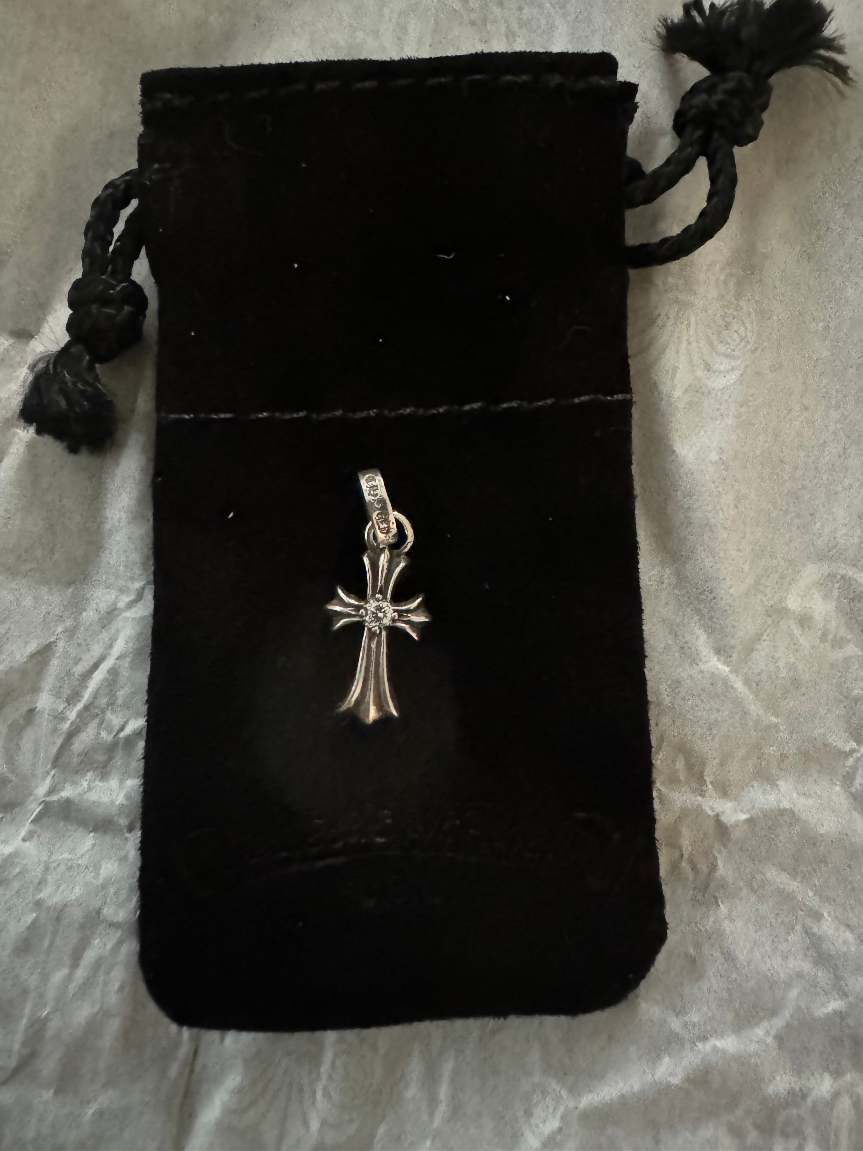 Chrome Hearts CH Cross Baby Fat Charm "Silver"