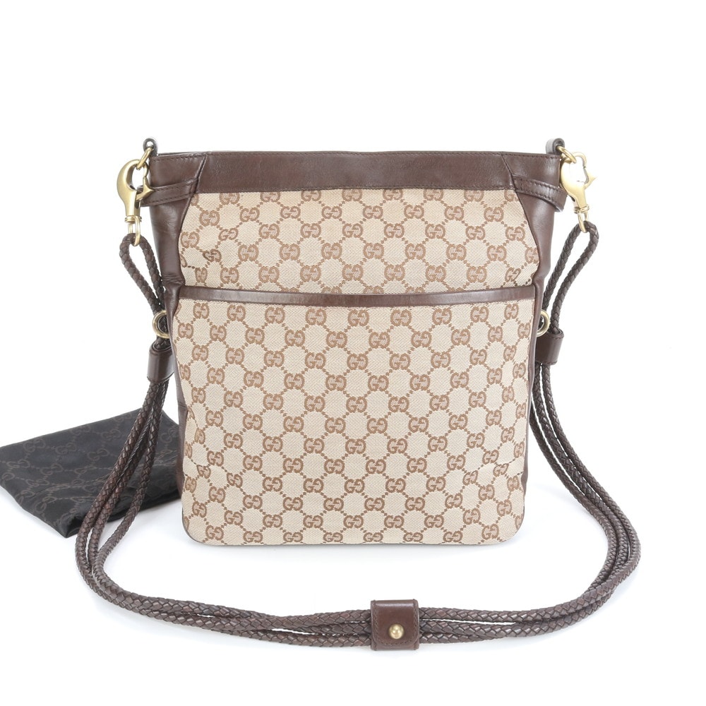 ■極美品 グッチ GGキャンバス 109097 ショルダーバッグ