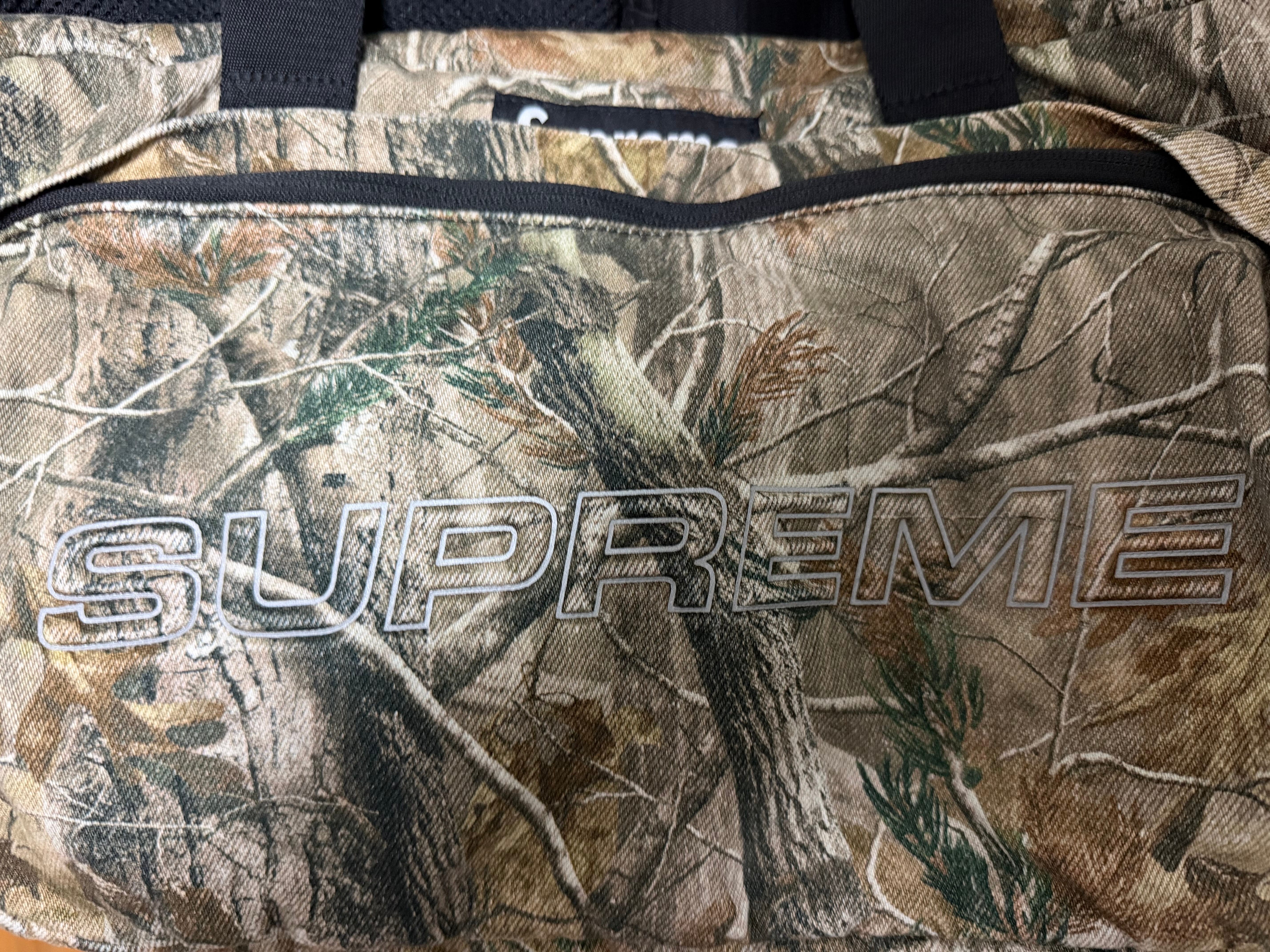 Supreme Denim Duffle Bag "Realtree AP Camo"