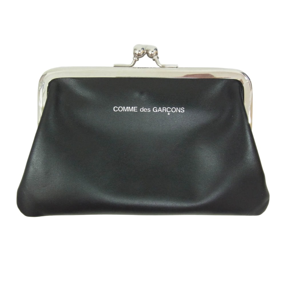 COMME des GARCONS コムデギャルソン Wallet Kiss Clasp S がま口 ウォレット 財布 ブラック系【中古】