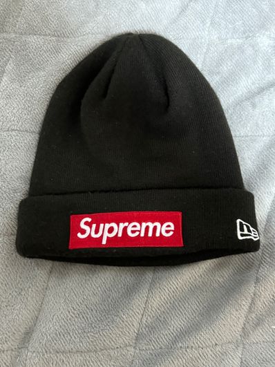 Supreme New Era Box Logo Beanie "Black"