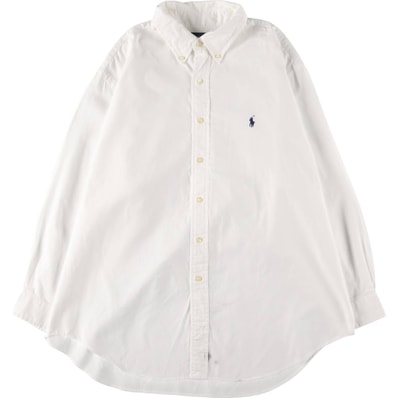 古着 ラルフローレン Ralph Lauren CUSTOM FIT 長袖 ボタンダウンシャツ 17 1/2 メンズXL相当/eaa533562