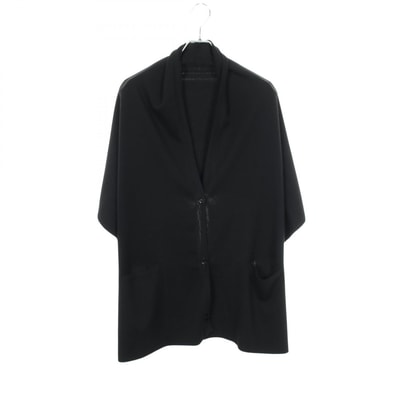 フォクシー FOXEY Cape Gilet ニット ポンチョ 衣料品 アウター ウール レディース ブラック系 40437 【中古】
