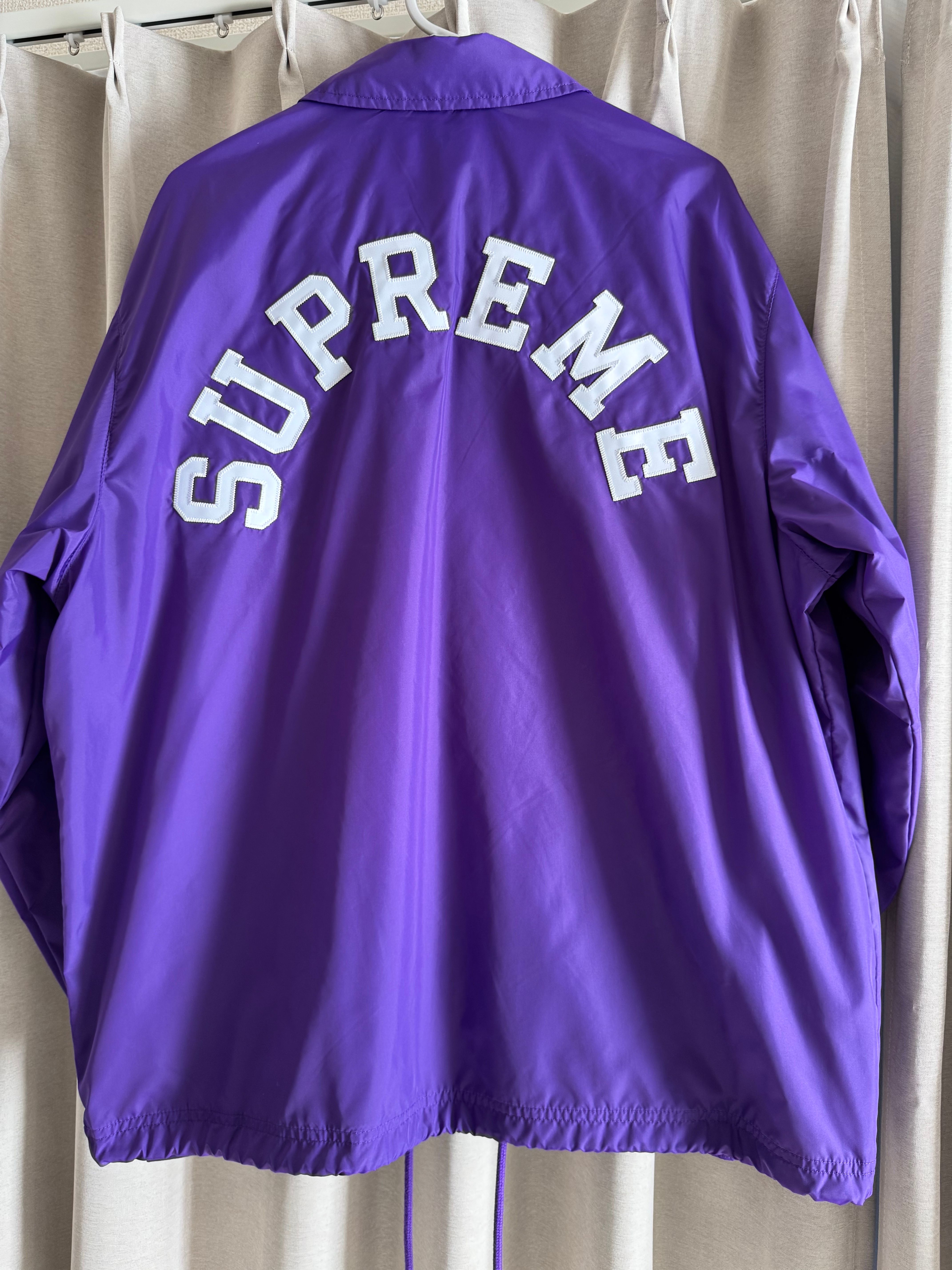 Supreme x Champion Coaches Jacket "Purple"