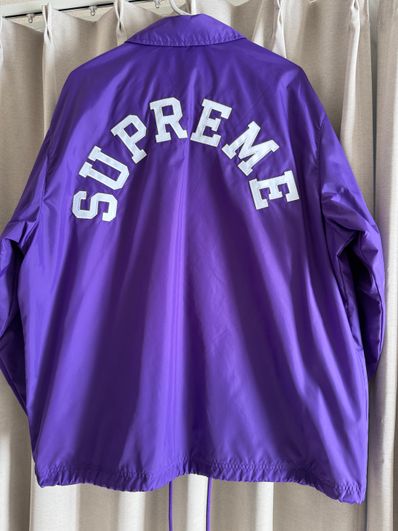 Supreme x Champion Coaches Jacket "Purple"