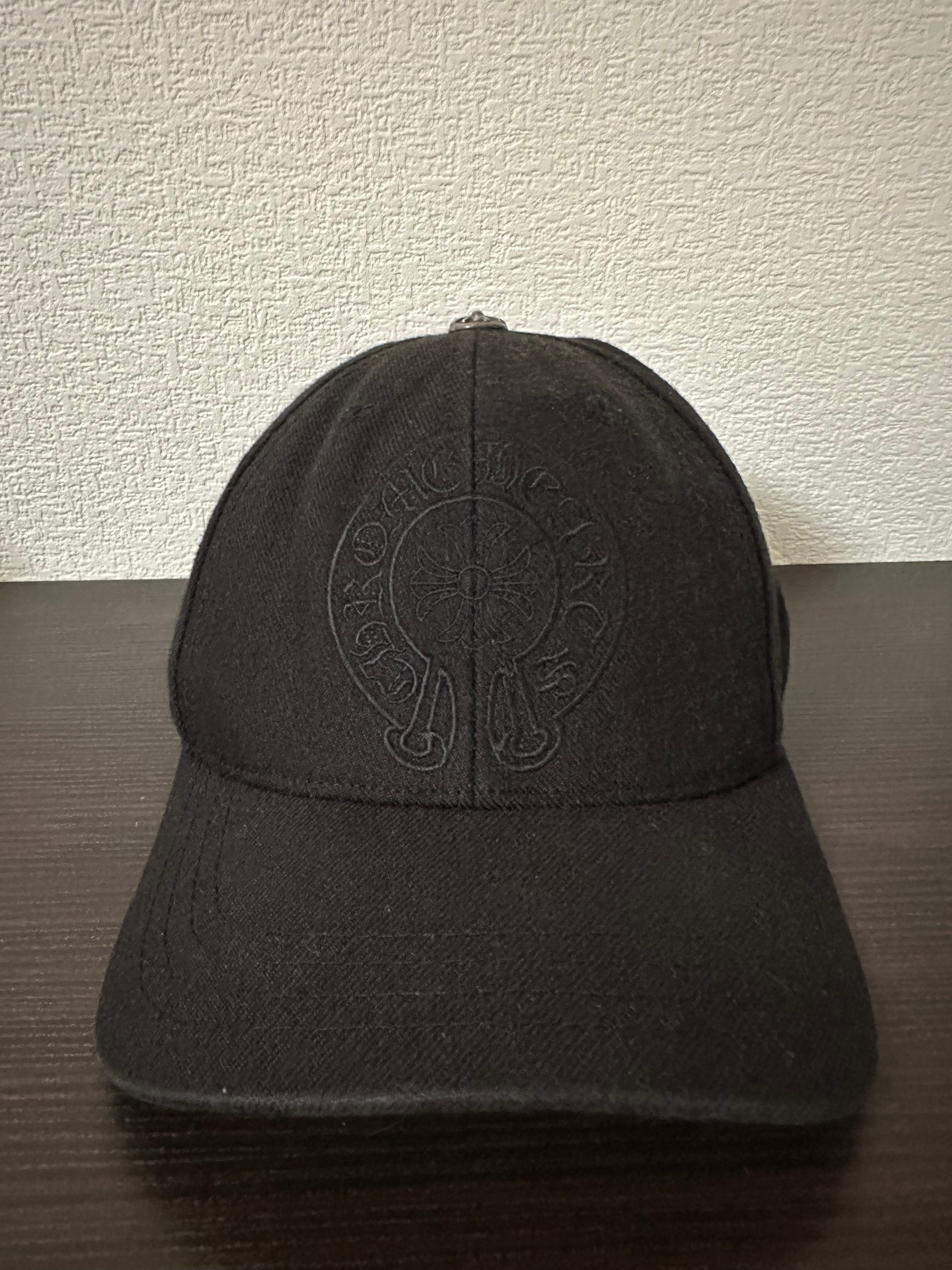 クロムハーツ ホースシュー ベースボールキャップ "ブラック"