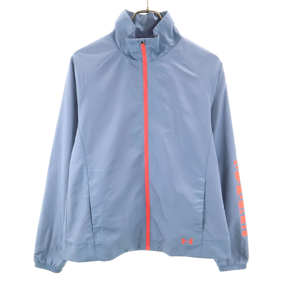 UNDER ARMOUR アンダーアーマー トレーニング ウインドブレーカー MD ブルーグレー系 ジャケット 裏トリコット