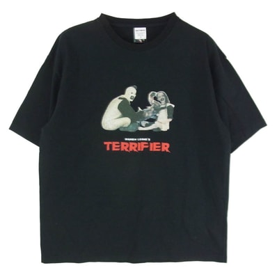 WACKO MARIA ワコマリア Tシャツ TERRIFIER WASHED HEAVY WEIGHT T-SHIRT TYPE-3 テリファー ウォッシュドクルーネック 半袖 Tシャツ ブラック系 M【中古】