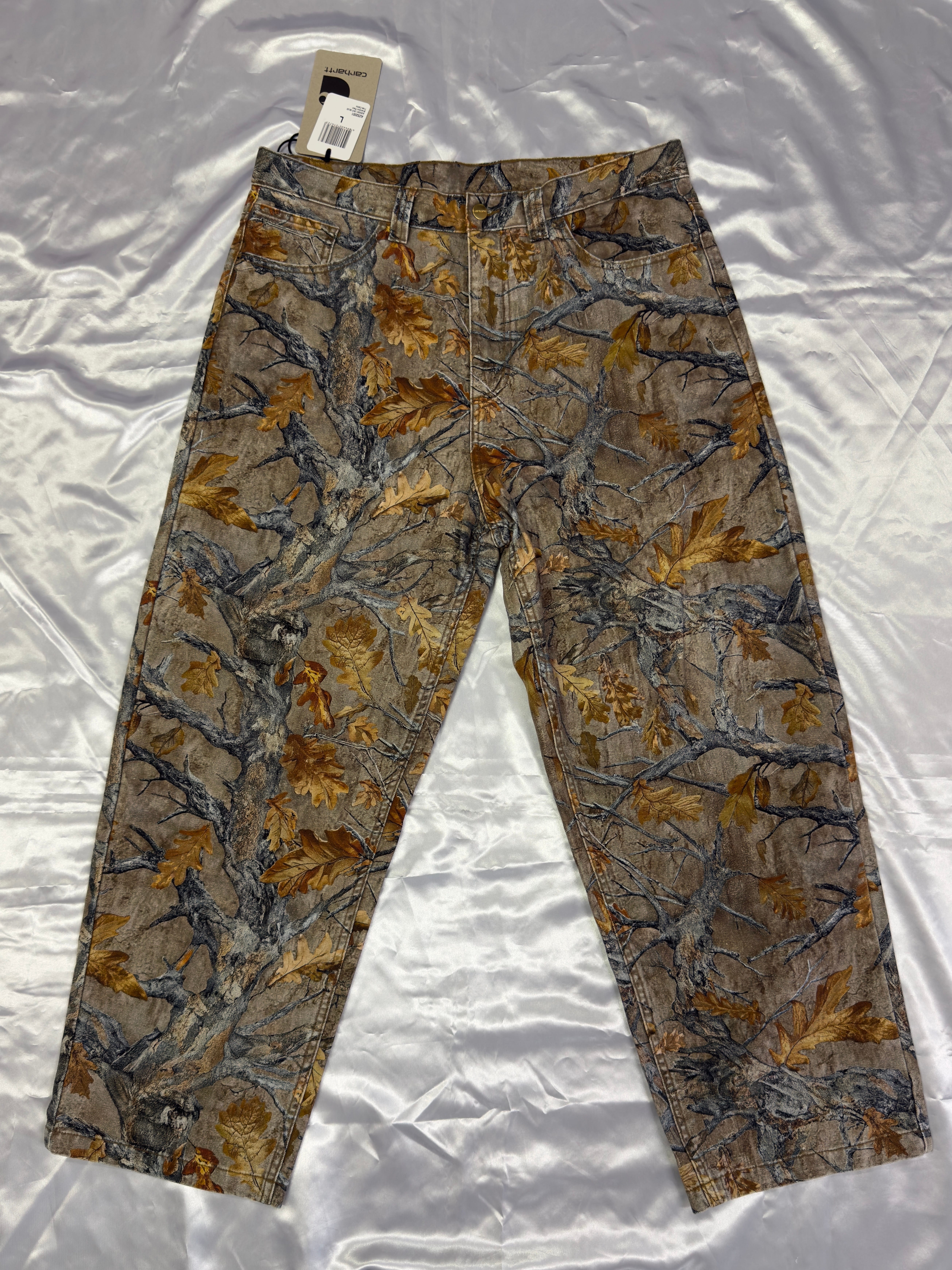 Carhartt WIP Brandon Pant "Tree Camo(Stone Washed)"