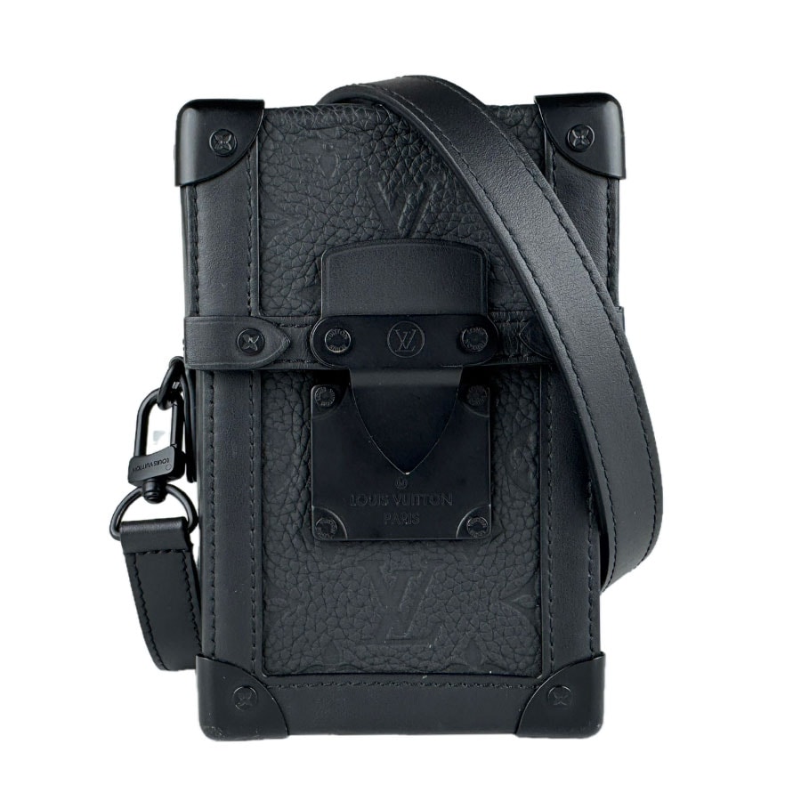 ルイ ヴィトン LOUIS VUITTON ショルダーバッグ モノグラム ヴェルティカル トランク ウェアラブル ウォレット レザー ブラック メンズ M82070【中古】 z9144