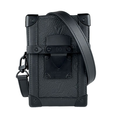 ルイ ヴィトン LOUIS VUITTON ショルダーバッグ モノグラム ヴェルティカル トランク ウェアラブル ウォレット レザー ブラック メンズ M82070【中古】 z9144
