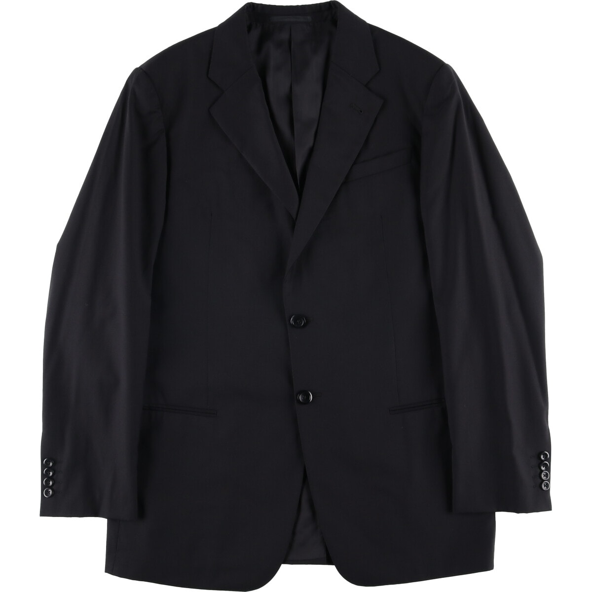 古着 アルマーニ ARMANI COLLEZIONI ウールテーラードジャケット メンズL相当/evb032699