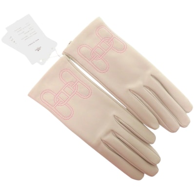 エルメス グローブ H シェーヌダンクル ラムスキン シルク