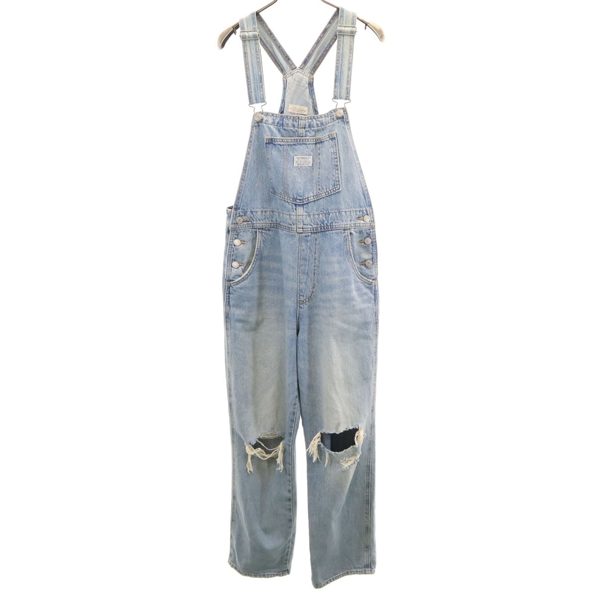 LEVI'S PREMIUM リーバイスプレミアム ビッグE デニム オーバーオール S ブルー