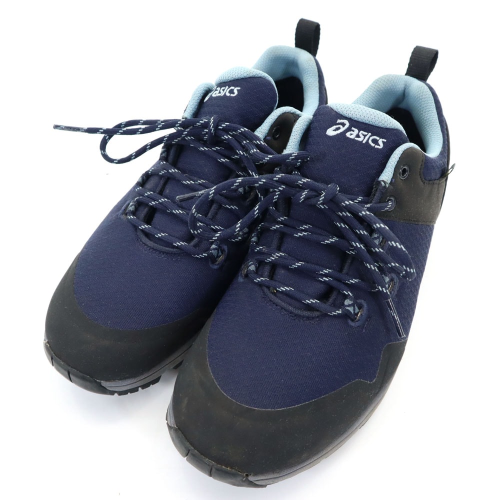 asics アシックス アウトドア フィールドウォーカー ゴアテックス スニーカー 24.5 ネイビー