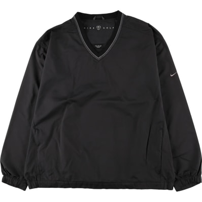 古着 ナイキ NIKE GOLF ゴルフ Vネック ウォームアッププルオーバー メンズXL相当/eaa592123