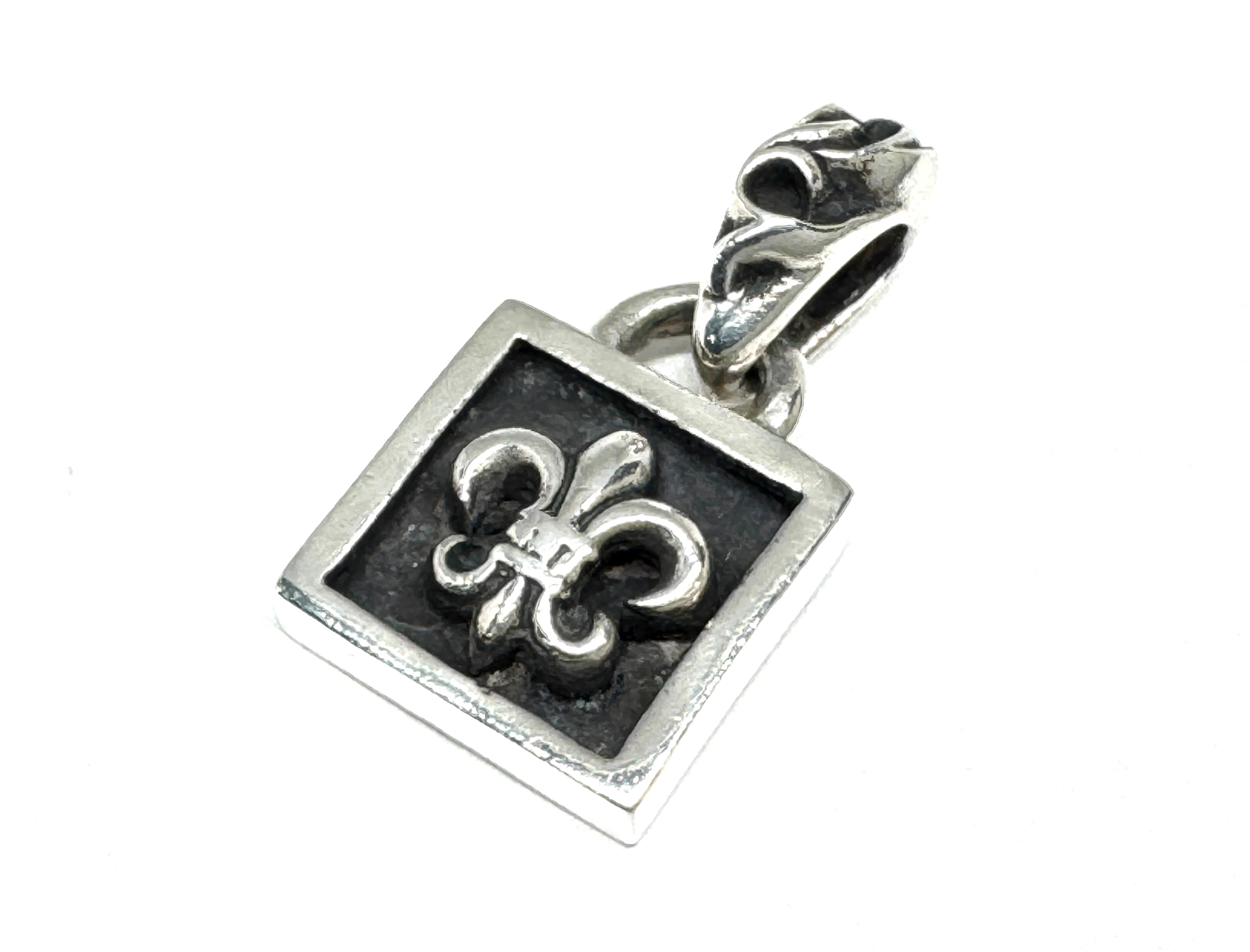 Chrome Hearts Framed BS Fleur Charm "Silver"