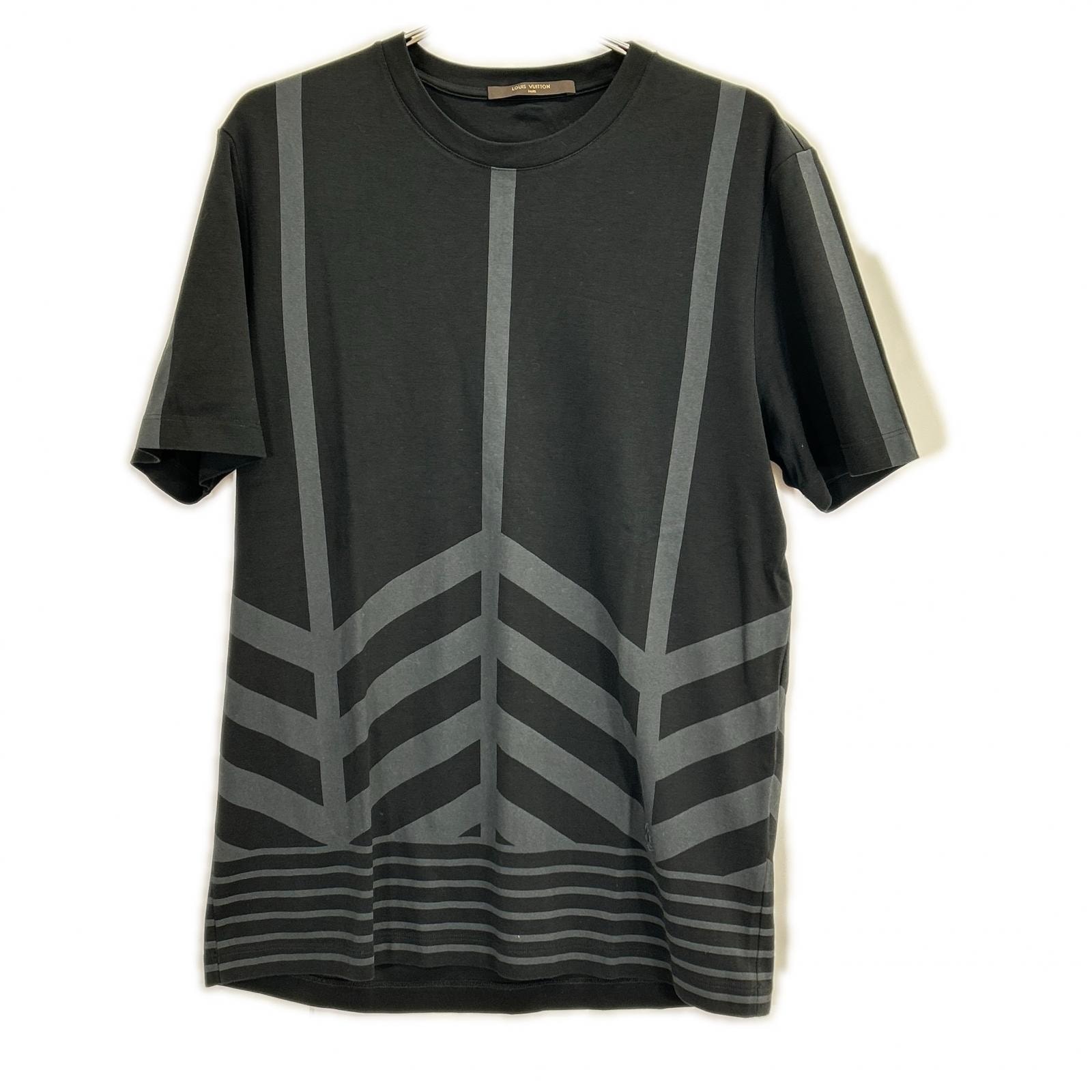 ルイヴィトン 16SS HAY23W ブラック コットン Tシャツ L