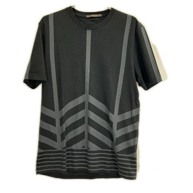ルイヴィトン 16SS HAY23W ブラック コットン Tシャツ L
