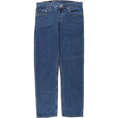 古着 00年代 リーバイス Levi's 505 REGULAR FIT STRAIGHT LEG テーパードデニムパンツ USA製 メンズw35相当/eaa677543