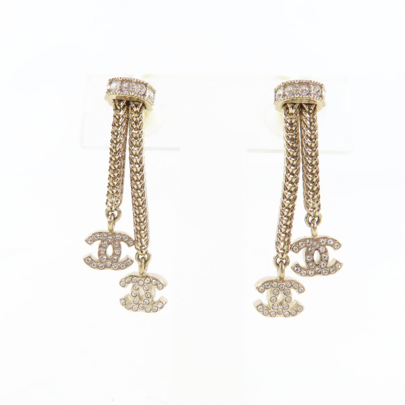 極美品 シャネル ピアス ゴールド レディース B24K