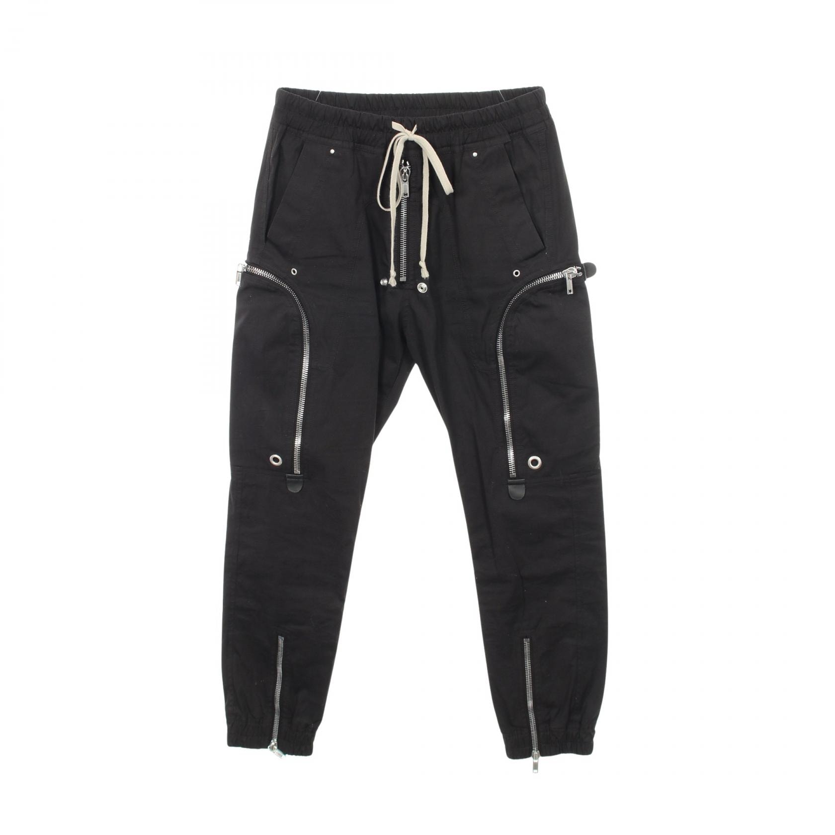 リックオウエンス Rick Owens バウハウス カーゴパンツ 衣料品 ボトムス コットン メンズ ブラック系 【中古】