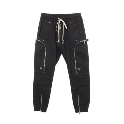 リックオウエンス Rick Owens バウハウス カーゴパンツ 衣料品 ボトムス コットン メンズ ブラック系 【中古】