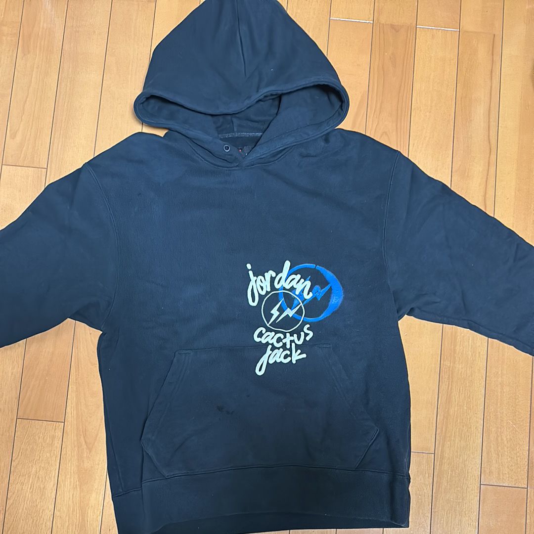 Air Jordan Travis Scott Fragment Hoodie "Black"