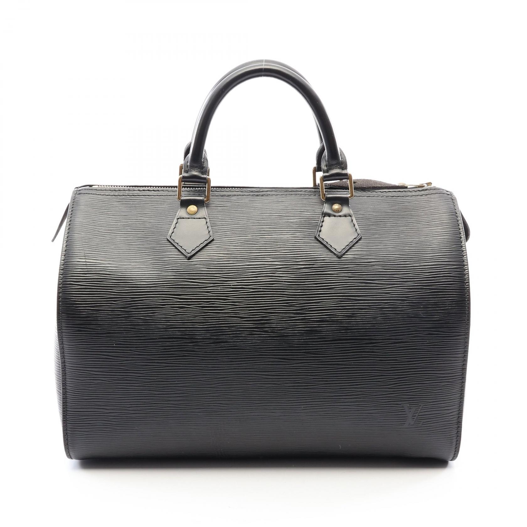 ルイ・ヴィトン LOUIS VUITTON スピーディ30 ハンドバッグ バッグ レザー エピ ノワール レディース ブラック系 M59022 【中古】