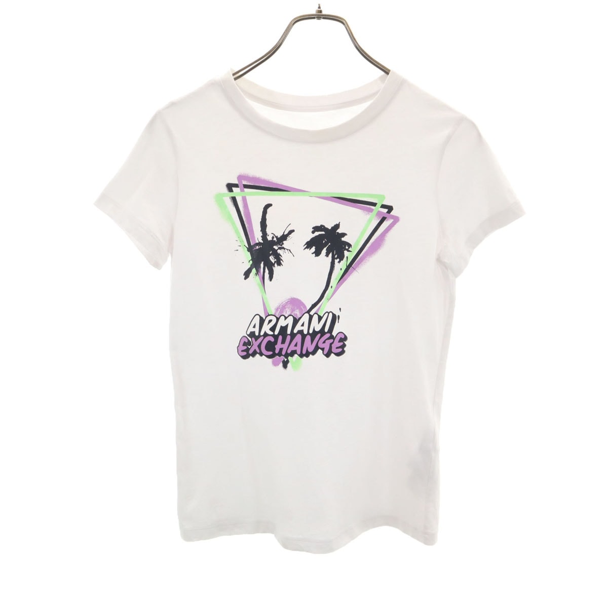 ARMANI EXCHANGE アルマーニエクスチェンジ 半袖 Tシャツ XS ホワイト