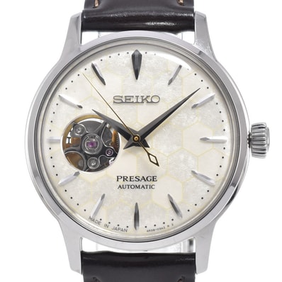 セイコー SEIKO SRRY039/4R38-01Z0 プレサージュ カクテルタイム STAR BAR Honeycomb 世界限定3,000本 レディース 美品 腕時計 K#150830