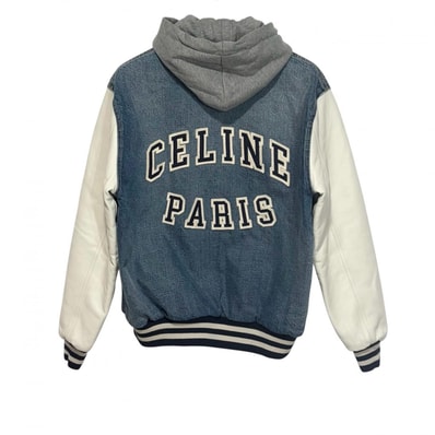 セリーヌインディゴ×ホワイト2Q563206T スタジャン メンズ