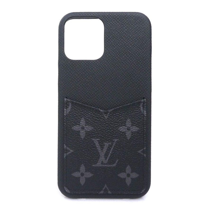 ルイ ヴィトン LOUIS VUITTON スマートフォンケース iPhone12 PRO Maxケース モノグラム エクリプス バンパー IPHONE12 PRO MAX/モノグラム エクリプス ブラック ユニセックス【中古】 r11422k
