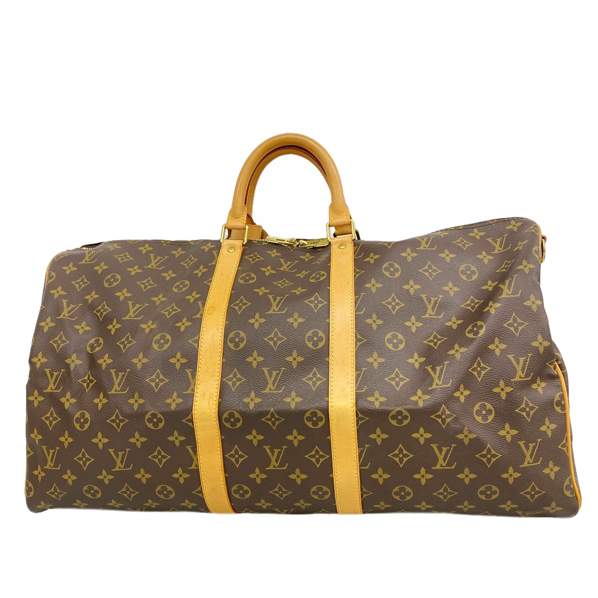 【6gd5366】ルイヴィトン ボストンバッグ モノグラム キーポルバンドリエール55 M41414 ブラウン【中古】メンズ レディース ユニセックス