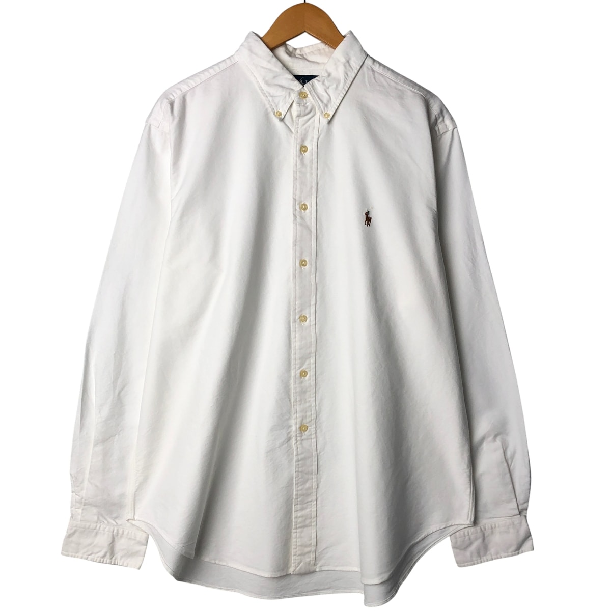 古着 ラルフローレン Ralph Lauren CLASSIC FIT クラシックフィット 長袖 ボタンダウンシャツ メンズXL相当/eaa602832
