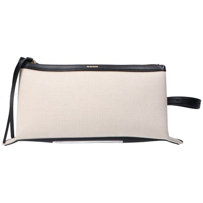 ジルサンダー ツートーン キャンバスxレザー エンパイア スモール