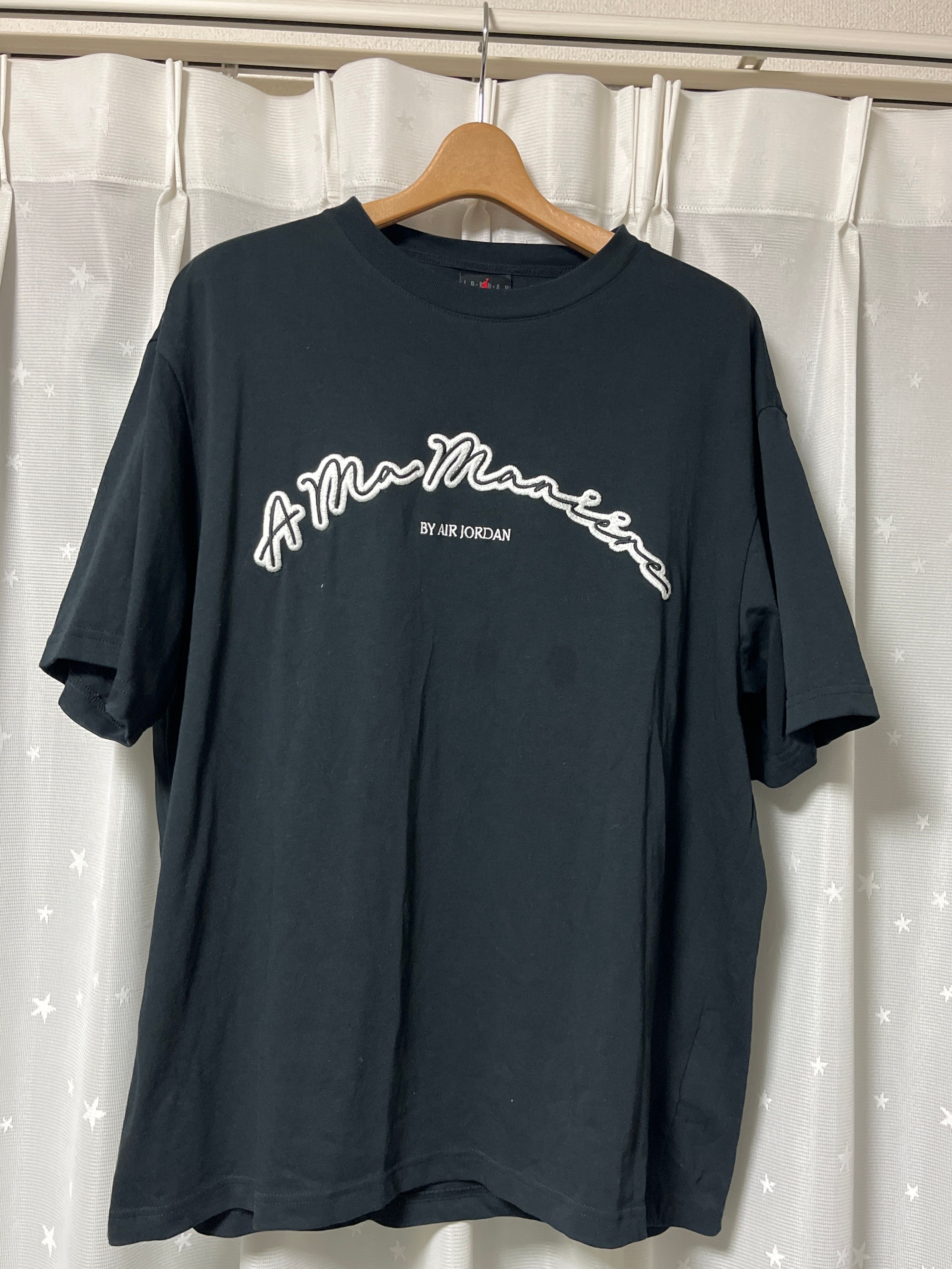 Jordan x A MA MANIÉRE Short Sleeve T-shirt "Black"