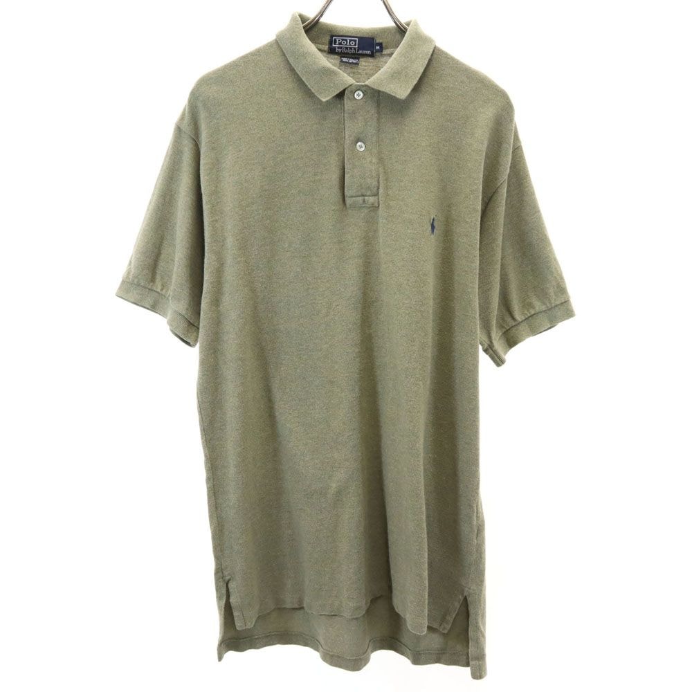Polo by Ralph Lauren ポロバイラルフローレン 半袖 ポロシャツ M グリーン系 鹿の子