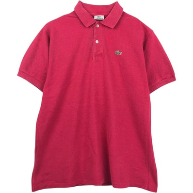 古着 ラコステ LACOSTE 半袖 ポロシャツ 5 メンズL相当/eaa657548