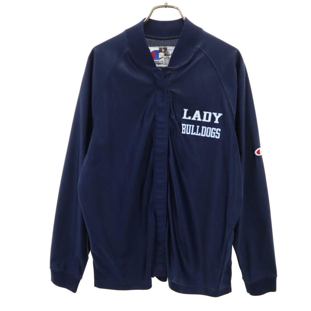Champion チャンピオン ALTUS LADY BULLDOGS ハイスクール スポーツ ジャケット L ネイビー ブルゾン