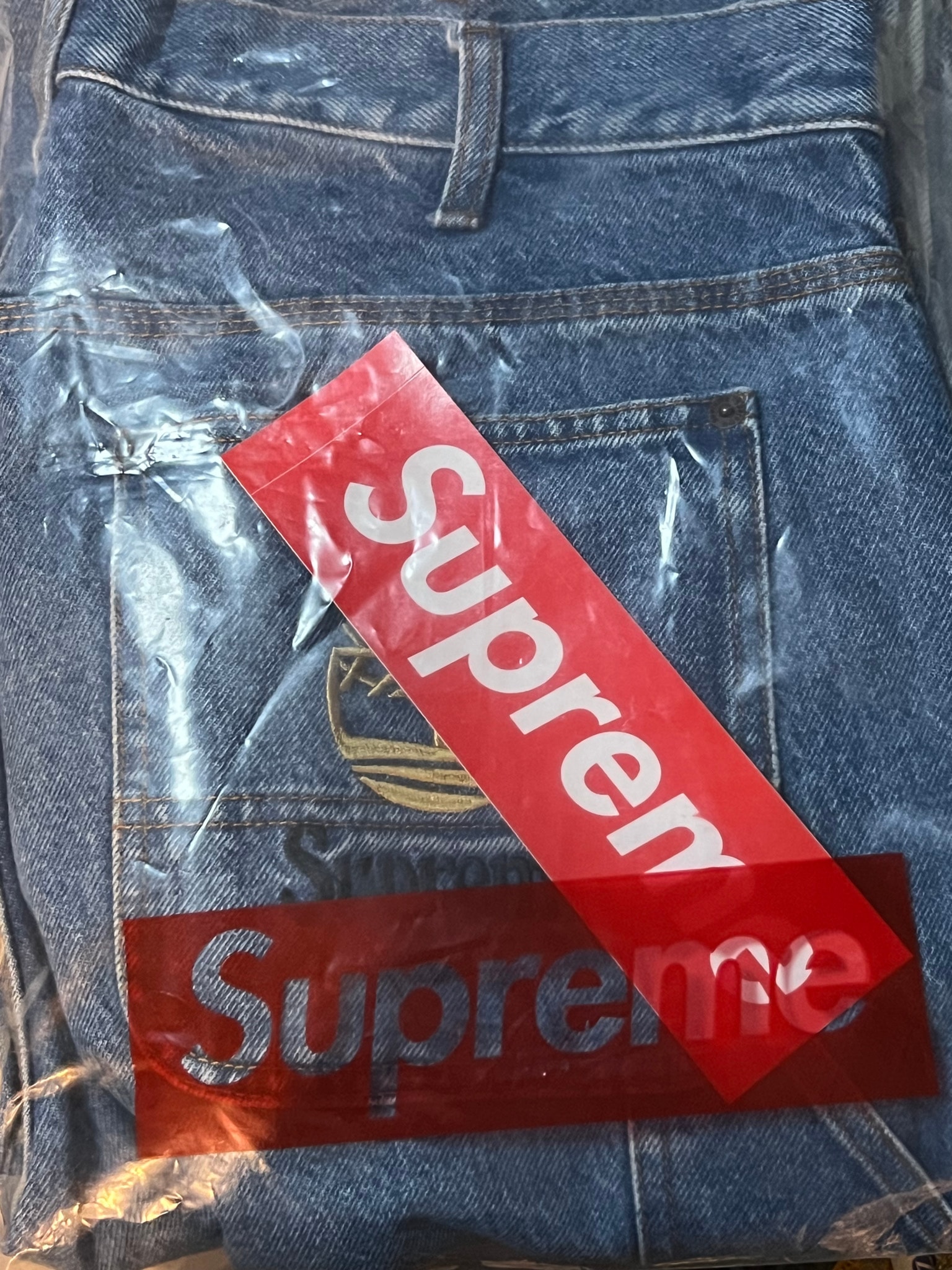 Supreme x Timberland Double Knee Painter Pant "Blue"