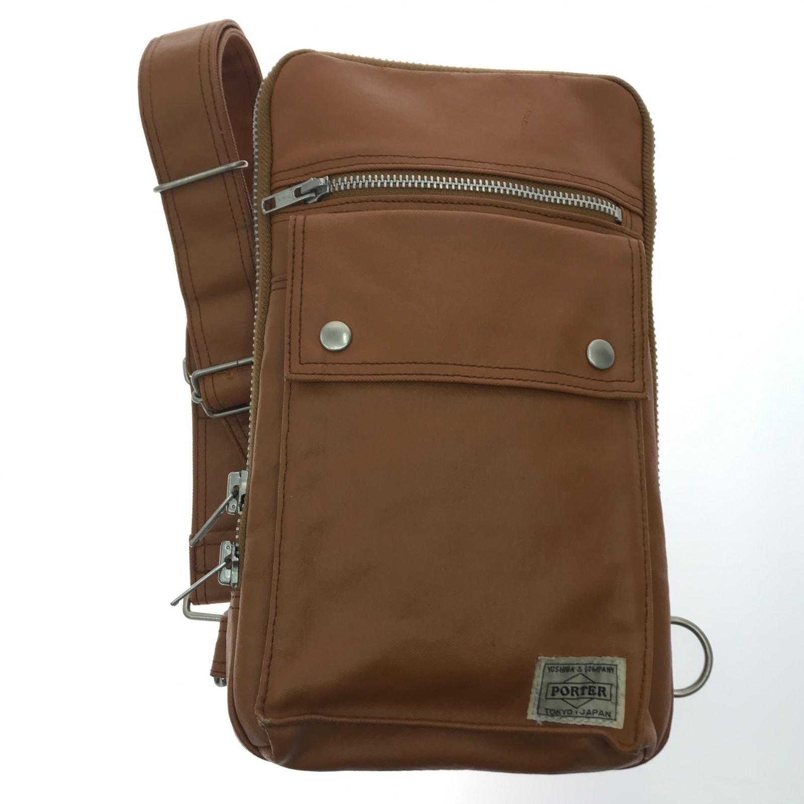 ▼▼PORTER ポーター バッグ ボディーバッグ 707-06127 キャメル