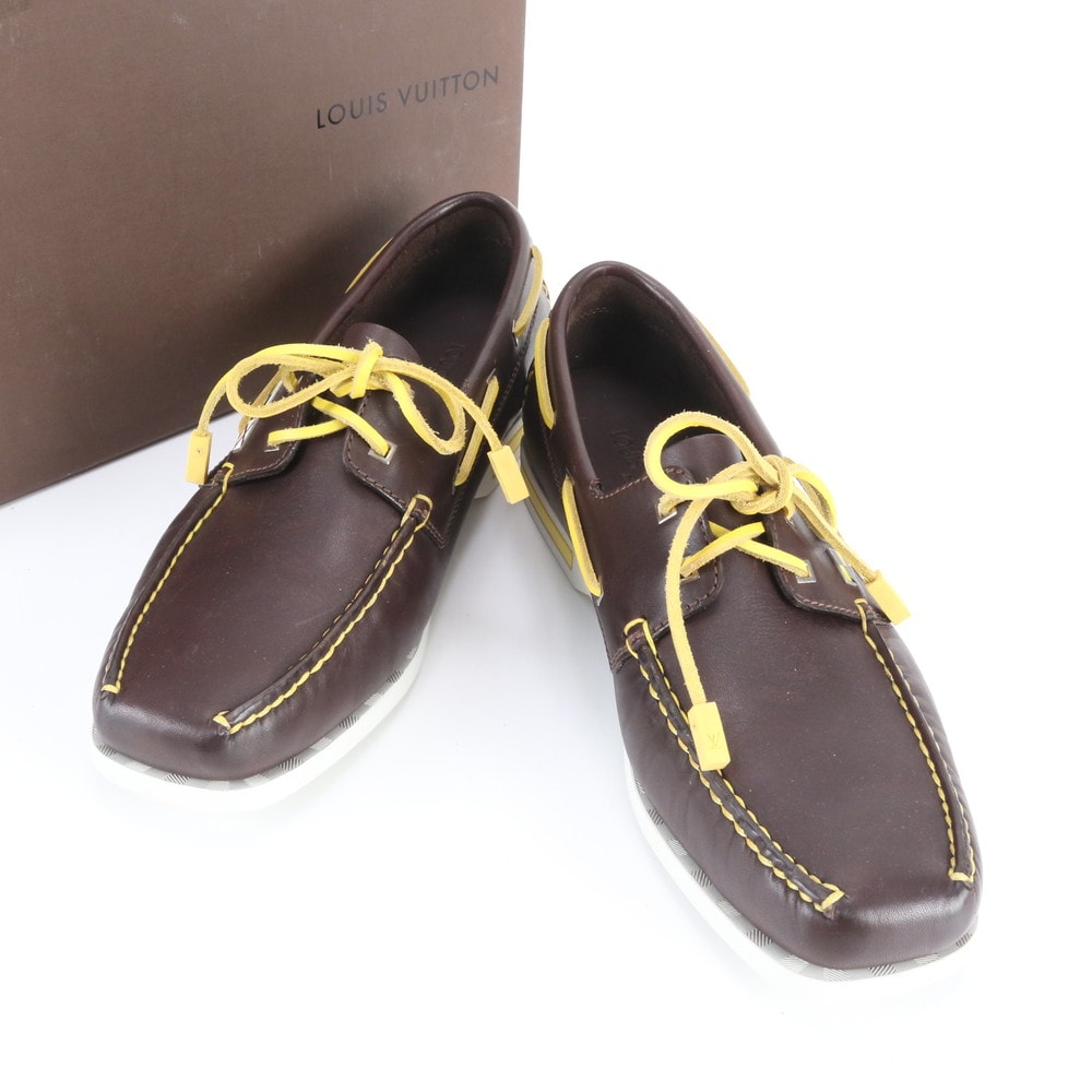 ■美品 ルイヴィトン LV カップ 7 26cm 相当デッキシューズ