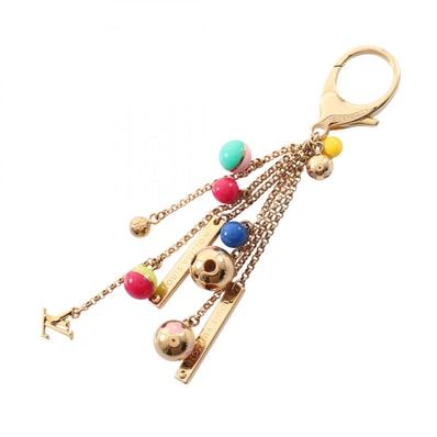ルイ・ヴィトン LOUIS VUITTON ポルトクレ グルロ チャーム アクセサリー GP レディース ゴールド系 / マルチカラー M62227 【中古】