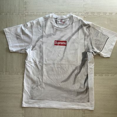 Supreme x MM6 Maison Margiela Box Logo Tee "White"