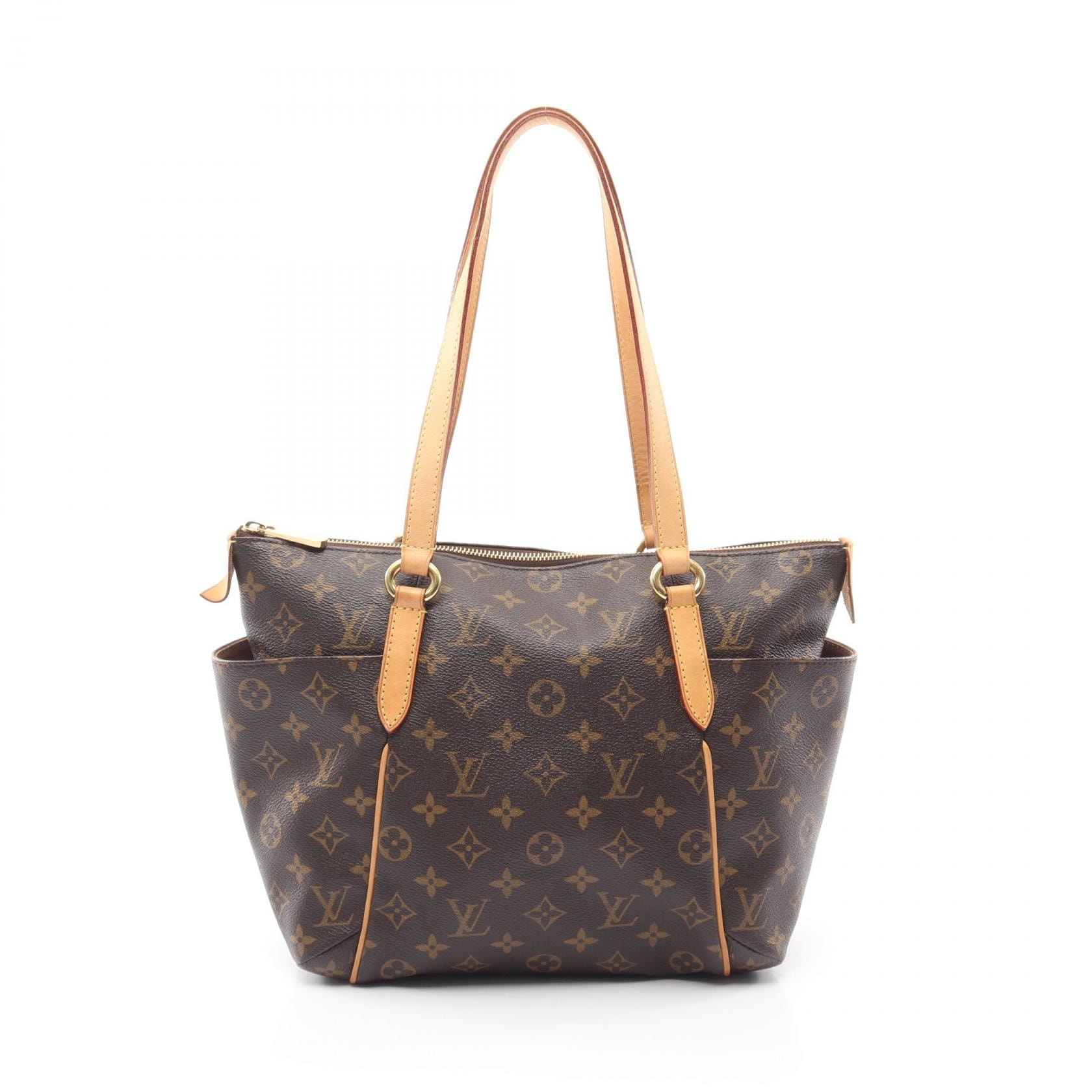 ルイ・ヴィトン LOUIS VUITTON トータリーPM トートバッグ バッグ PVCコーティングキャンバス レザー モノグラム レディース ブラウン系 M56688 【中古】